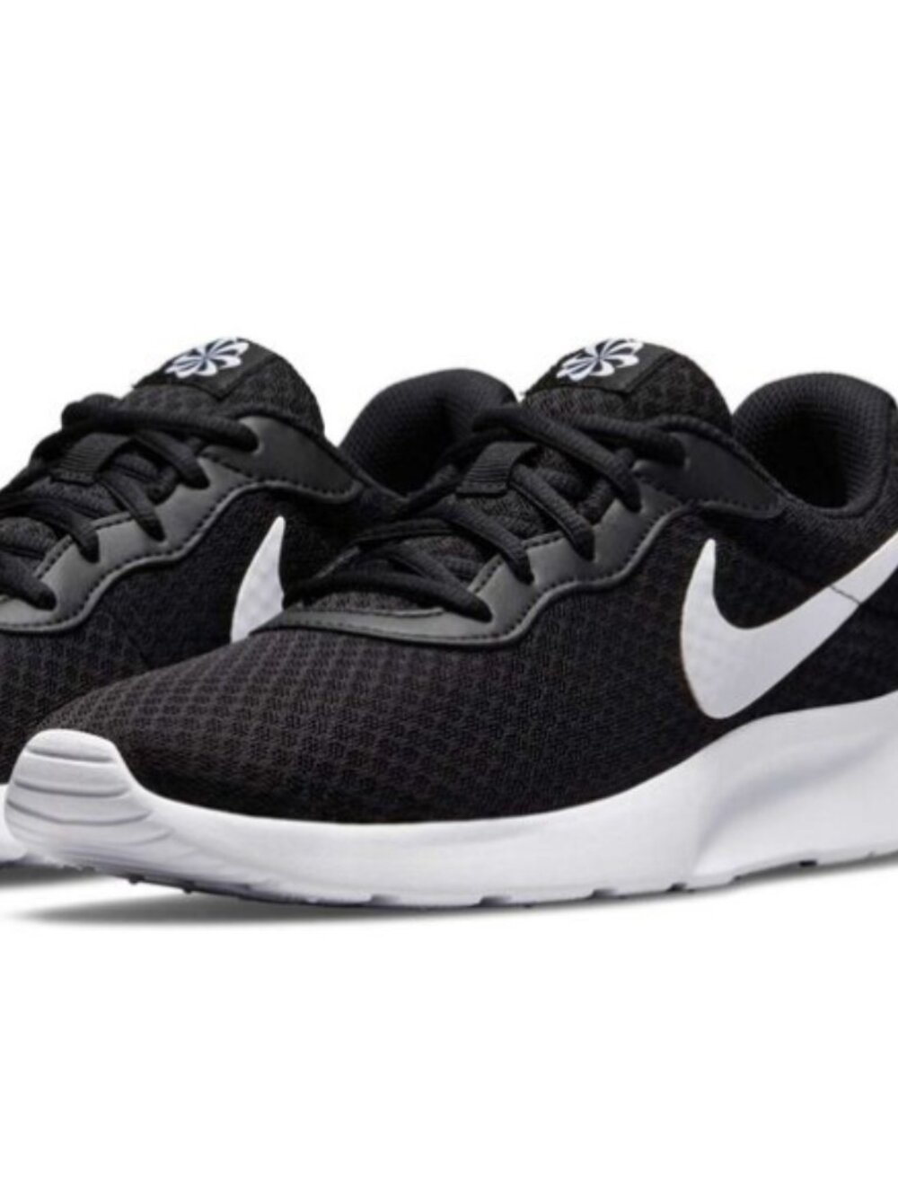Women's Nike Tanjun Running Shoes 8.5 Black/White